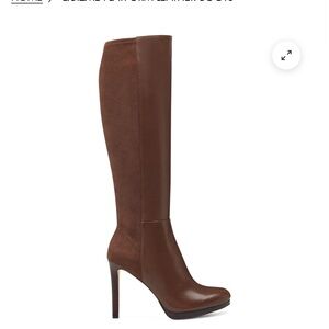 Nine West Brown Heeled Boots